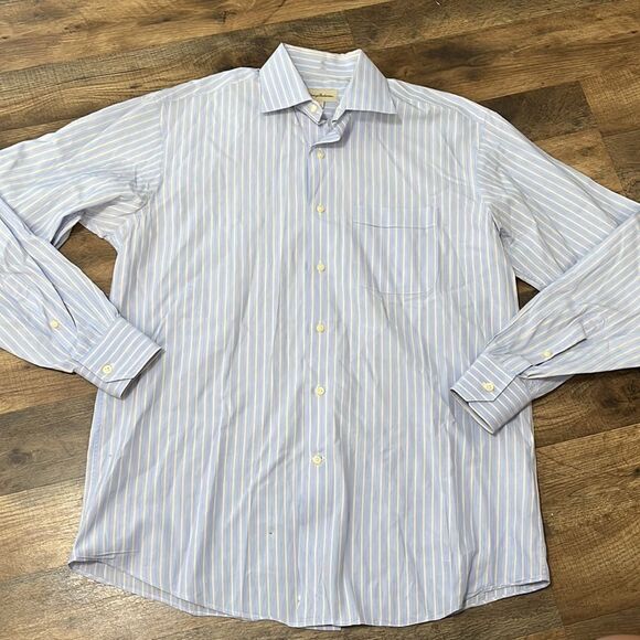 Tommy Bahama long sleeve button down shirt size 15 1/2.  34-35 - Picture 2 of 6